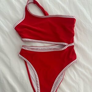 Cupshe red one piece S